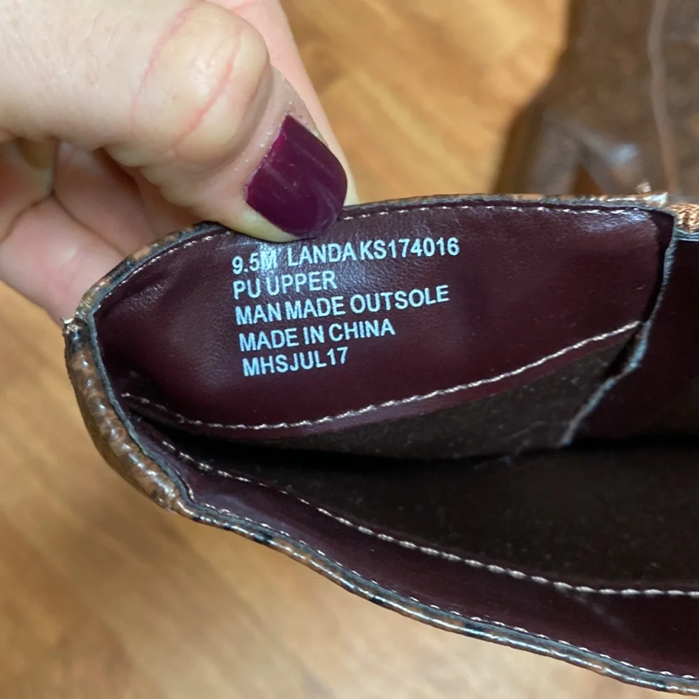 Kensie tall animal print boots zara style - Picture 8 of 9